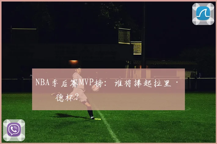 NBA季后赛MVP榜：谁将捧起拉里·伯德杯？